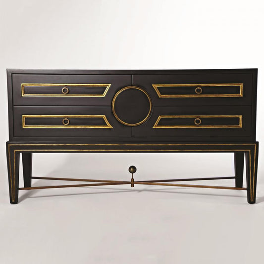 Global Views Collector's Black Cabinet Console