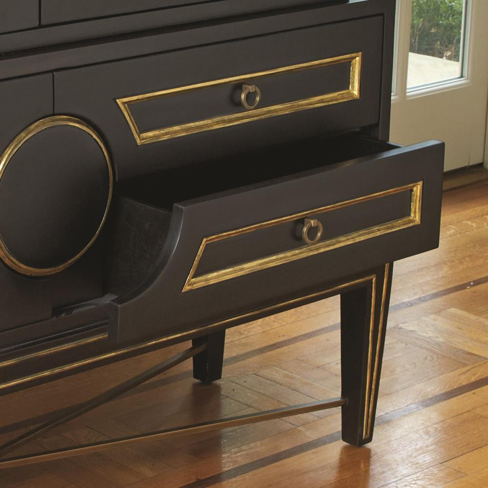 Global Views Collector's Black Cabinet Console