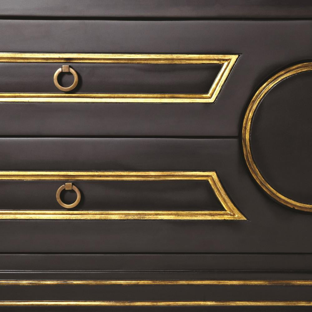 Global Views Collector's Black Cabinet Console