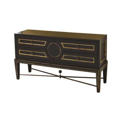 Global Views Collector's Black Cabinet Console