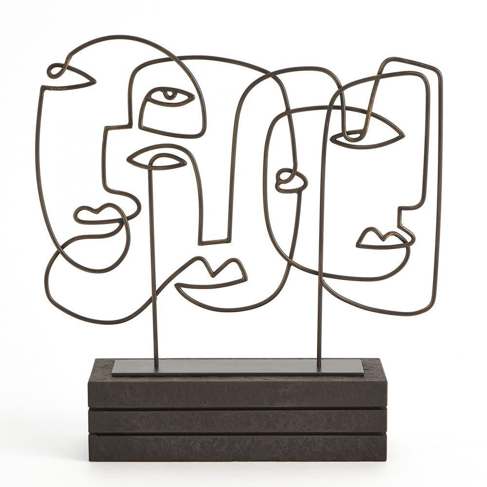 Global Views Congregation Bronze Sculpture
