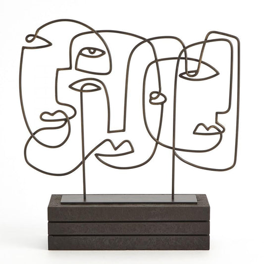 Global Views Congregation Bronze Sculpture