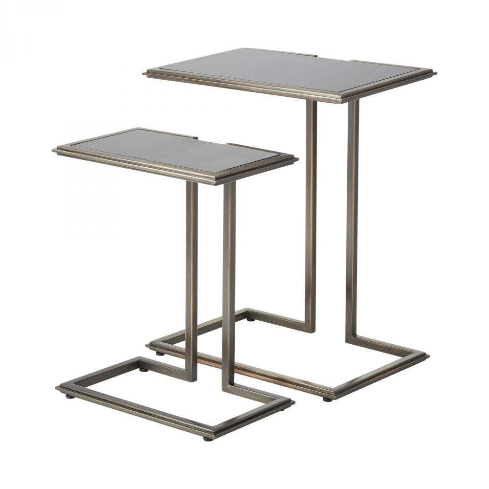 Global Views Cozy Up Large Bronze Table