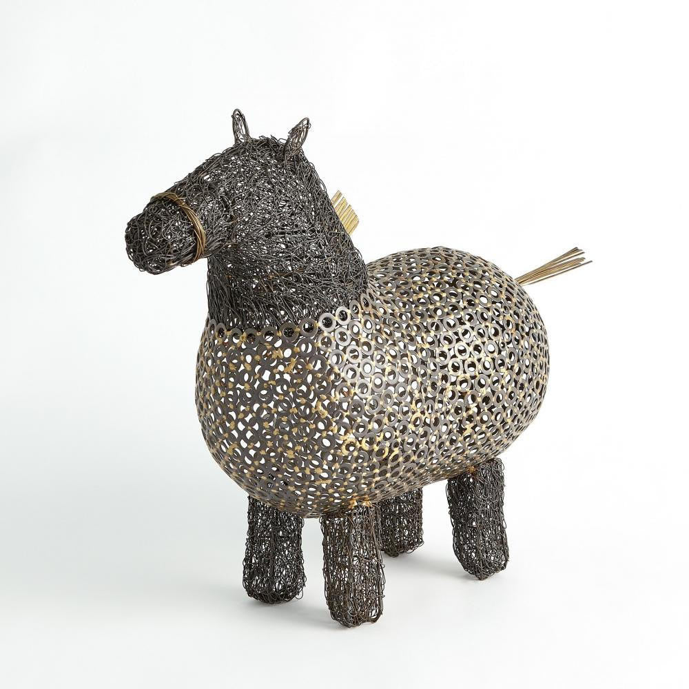 Global Views Crazy Fat Pony Sculpture