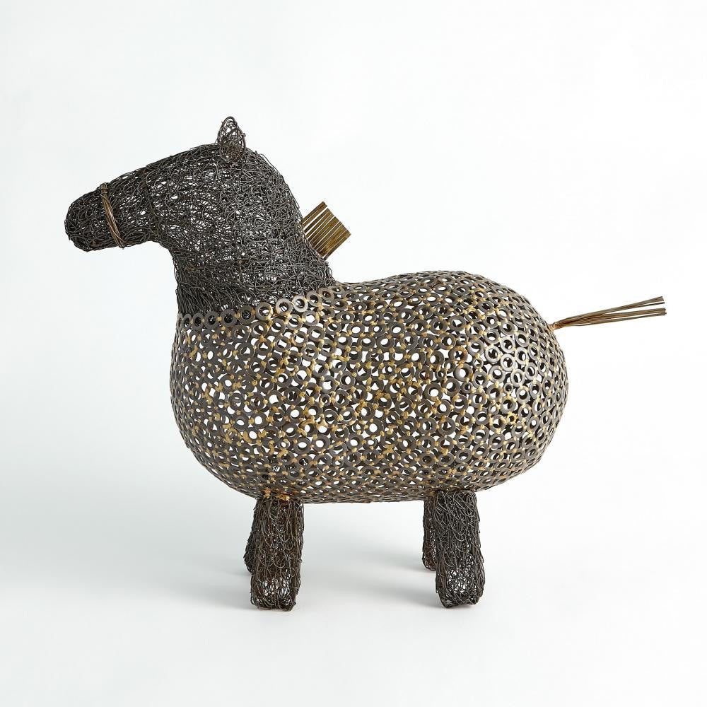 Global Views Crazy Fat Pony Sculpture