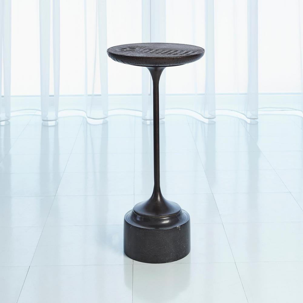 Global Views Croc Drinks Bronze Table