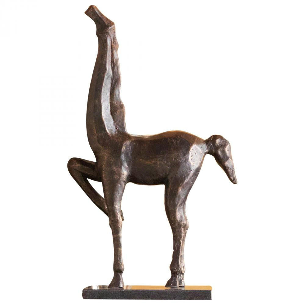 Global Views Cubist Horse Large Bronze Sculpture