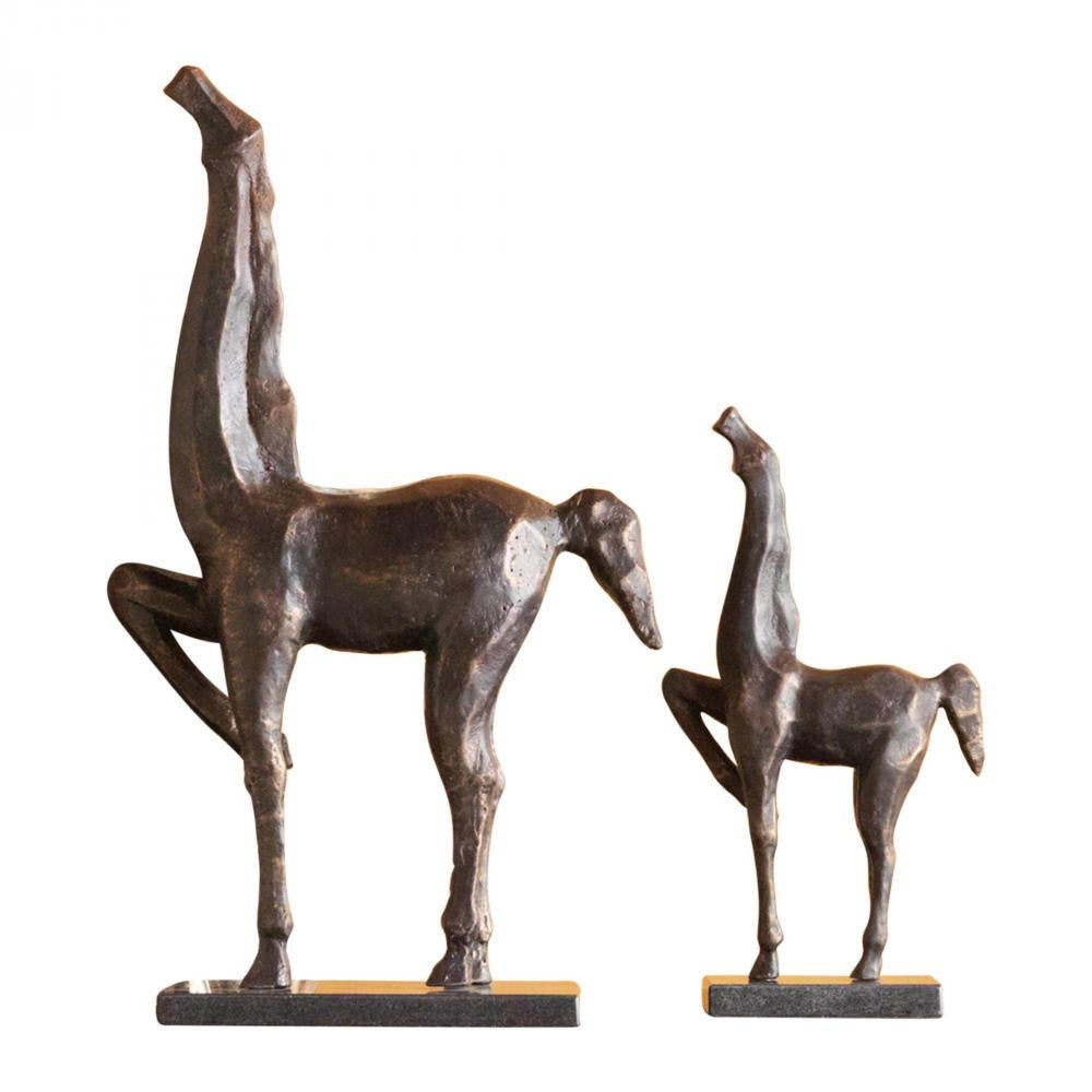 Global Views Cubist Horse Large Bronze Sculpture