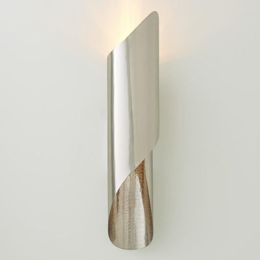 Global Views Curl Antique Nickel Wall Sconce HW
