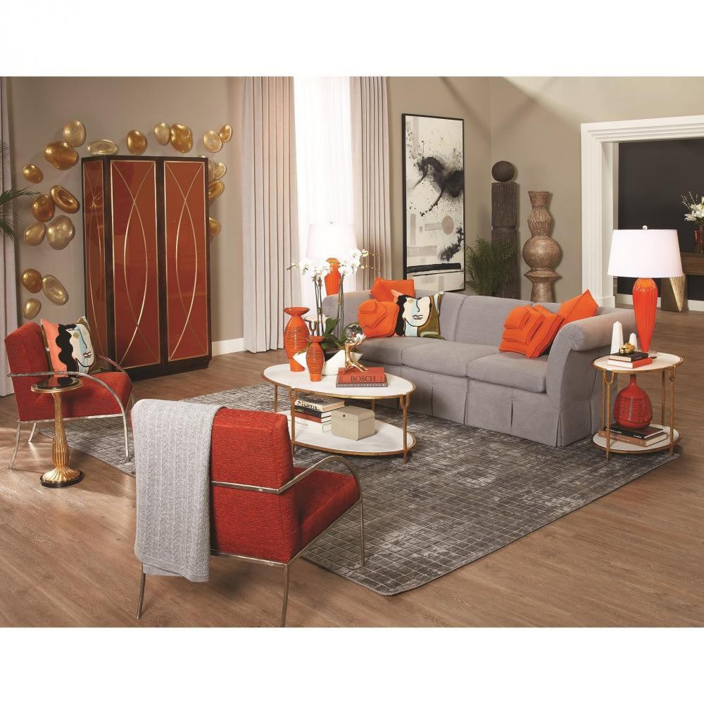 Global Views Deco Brass Console