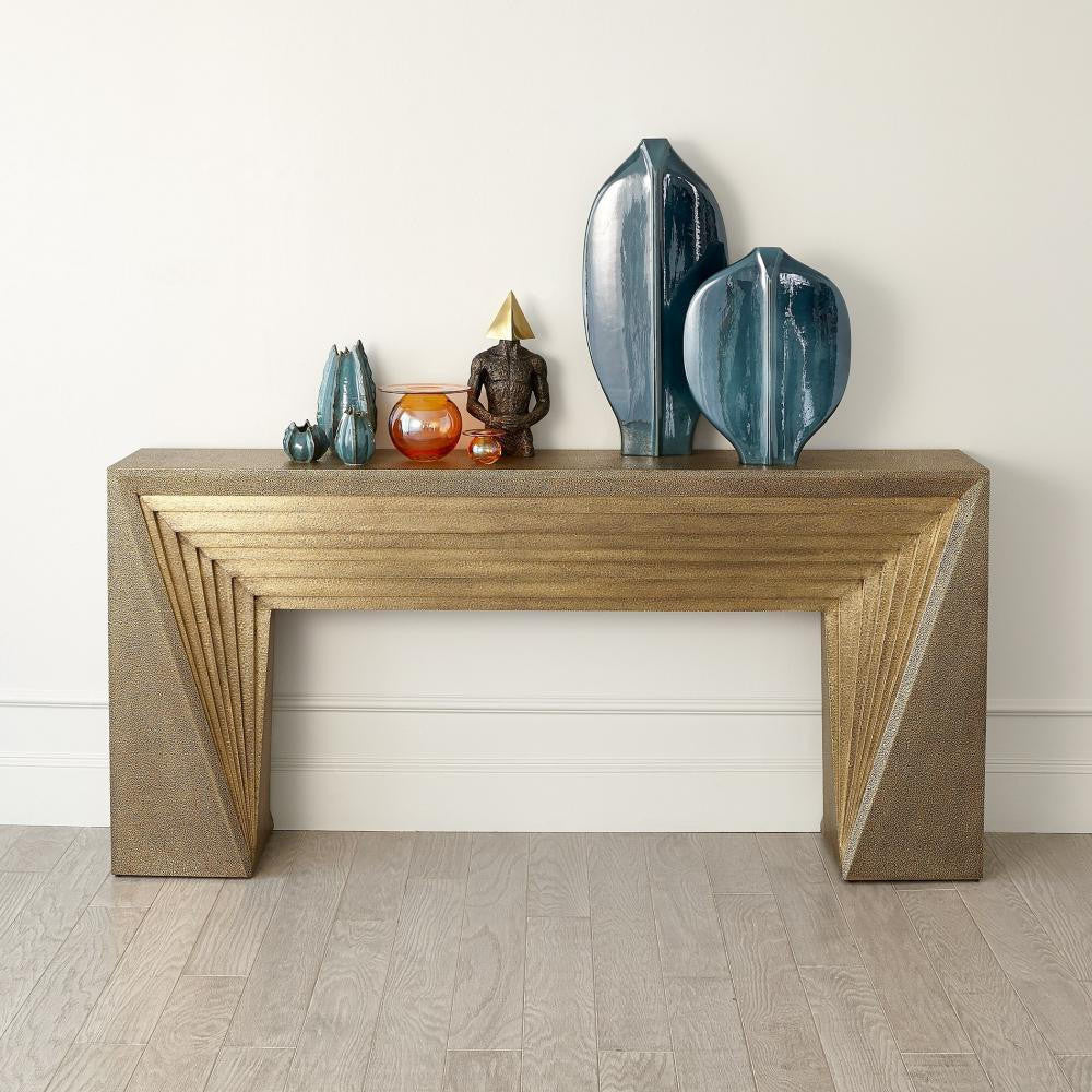 Global Views Deco Brass Console