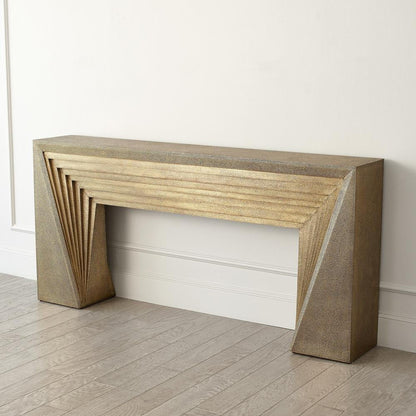 Global Views Deco Brass Console