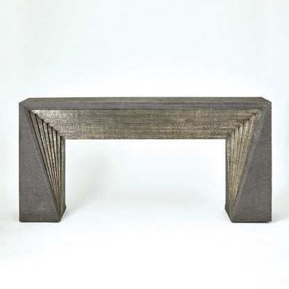 Global Views Deco Nickel Console