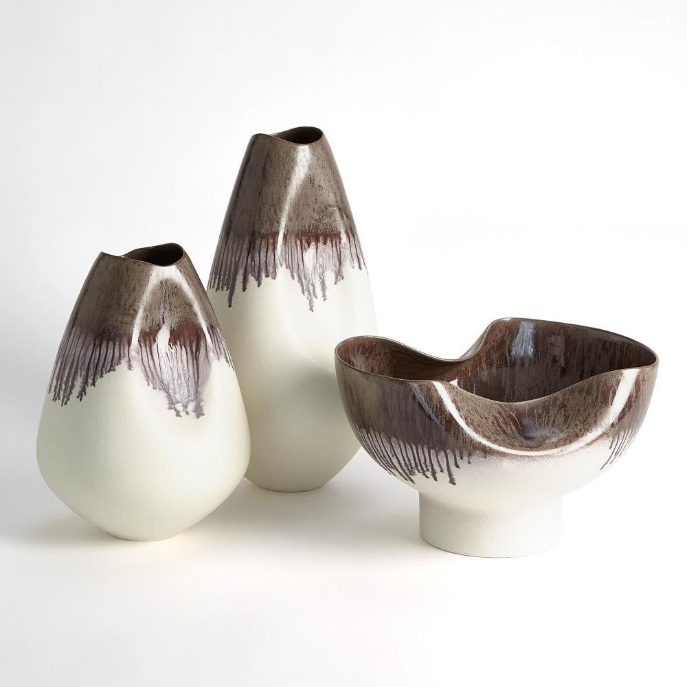 Global Views Dented Amethyst Bowl
