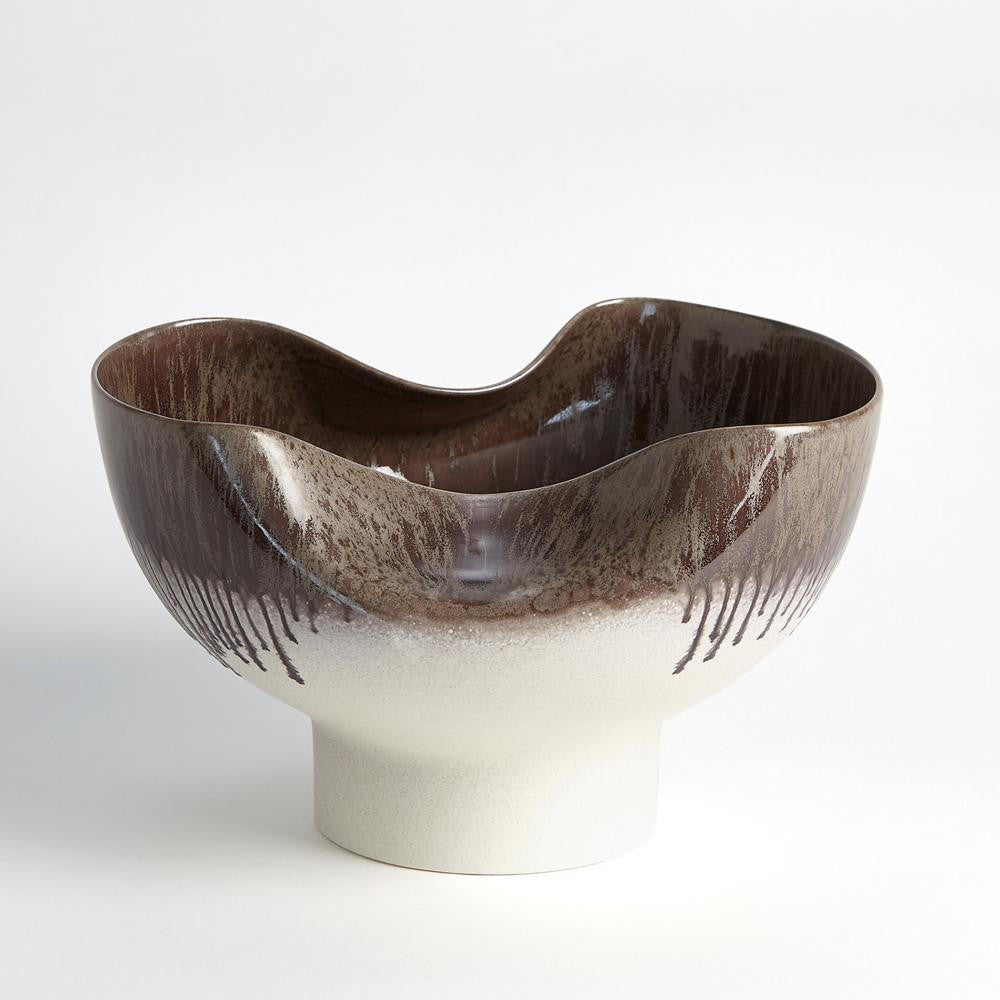 Global Views Dented Amethyst Bowl