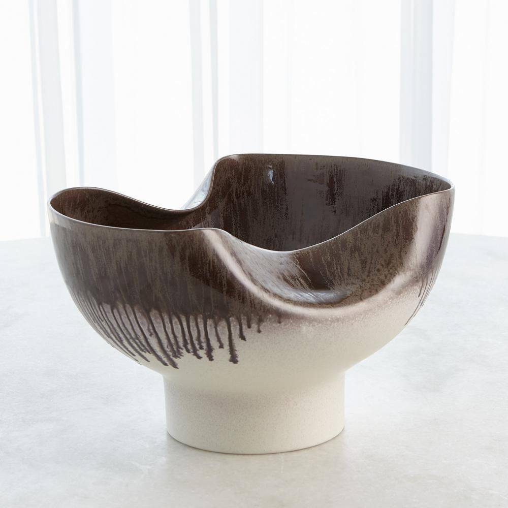 Global Views Dented Amethyst Bowl