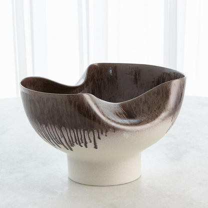 Global Views Dented Amethyst Bowl