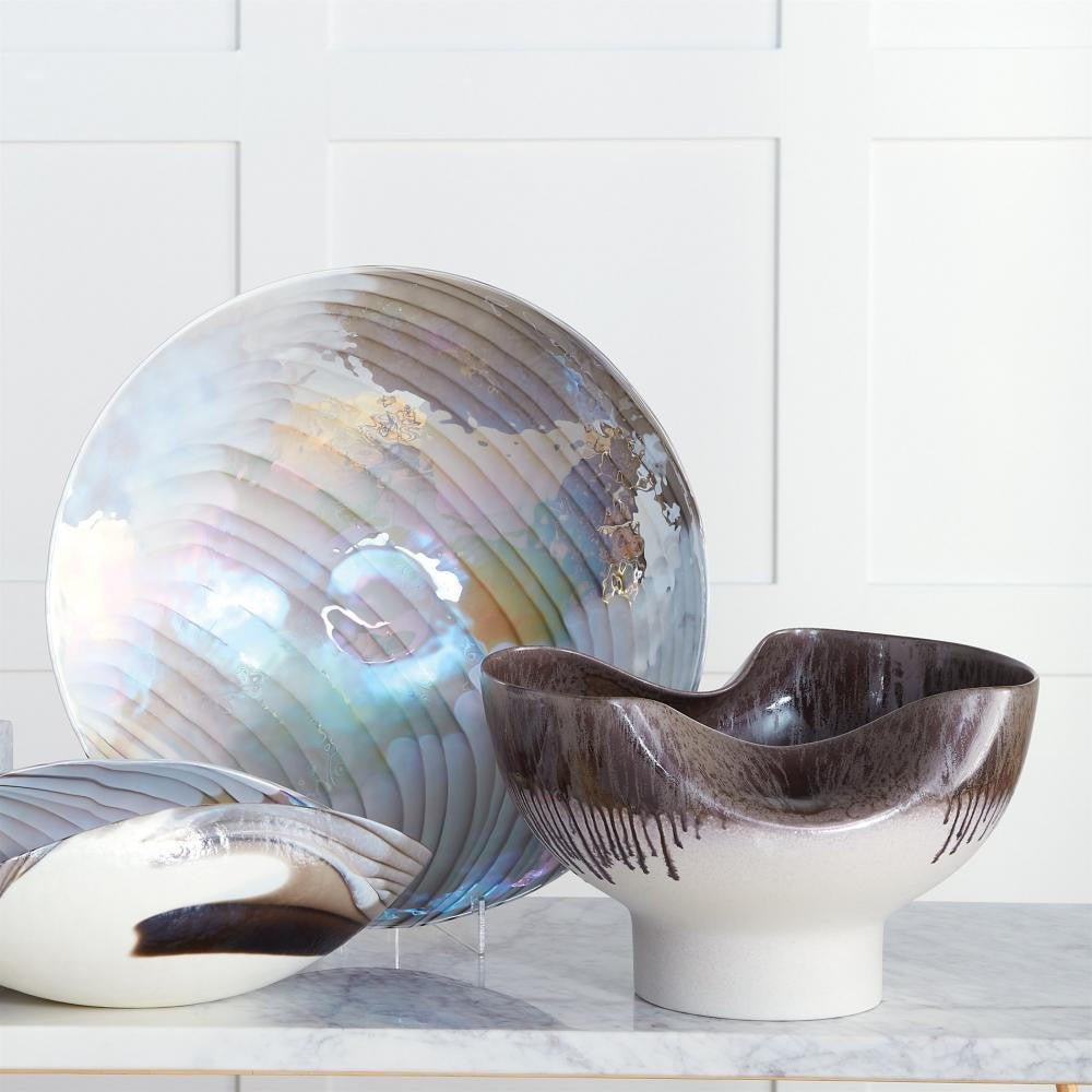 Global Views Dented Amethyst Bowl