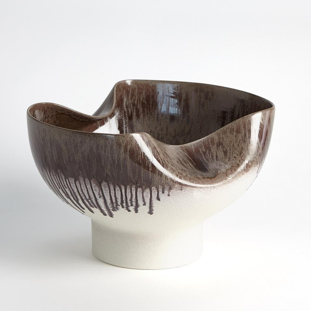 Global Views Dented Amethyst Bowl