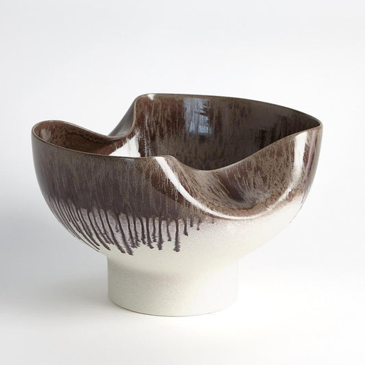 Global Views Dented Amethyst Bowl