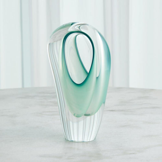 Global Views Double Wintergreen Vase
