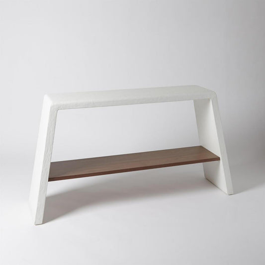 Global Views Eddy Walnut Console