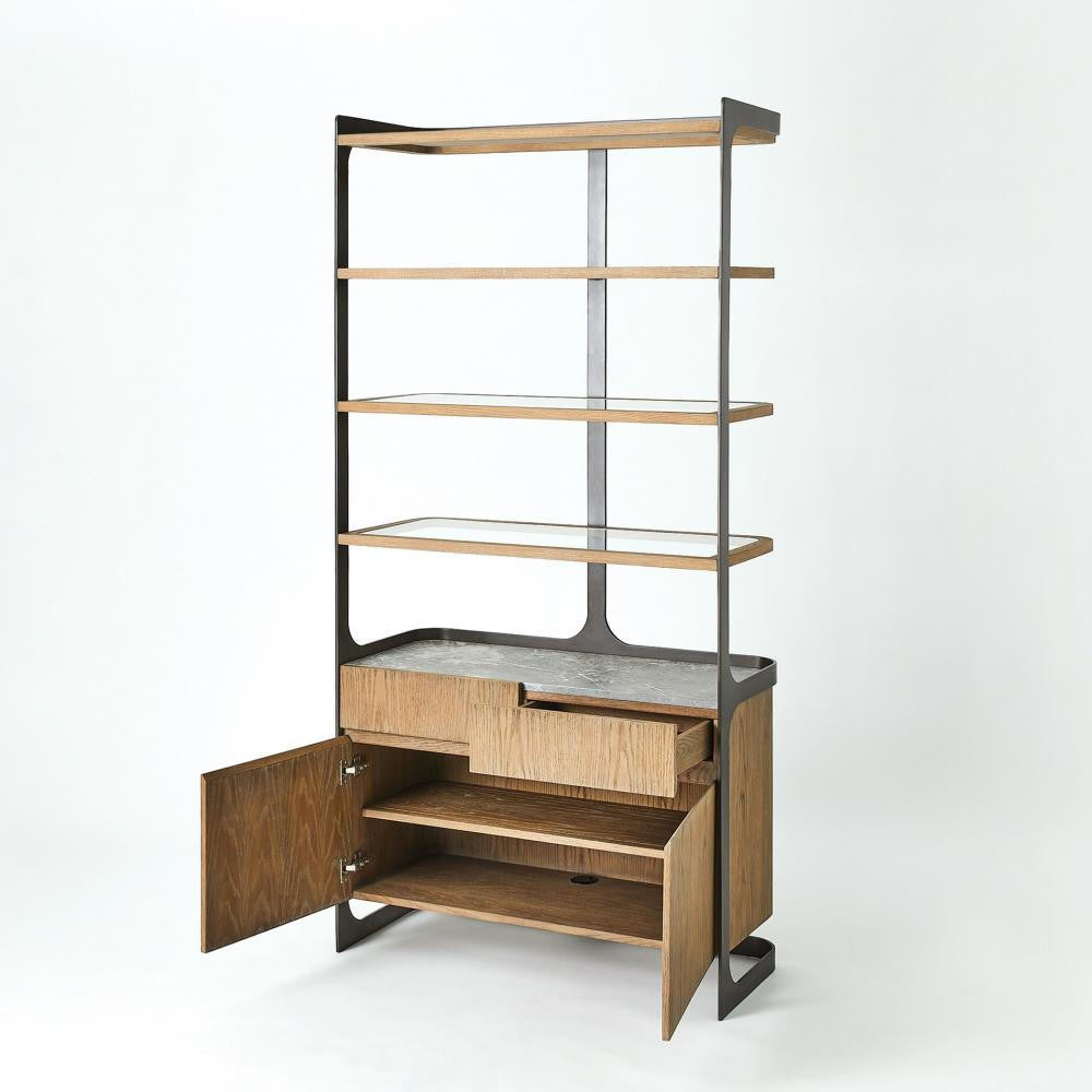Global Views Element Gunmetal Etagere 7.20241