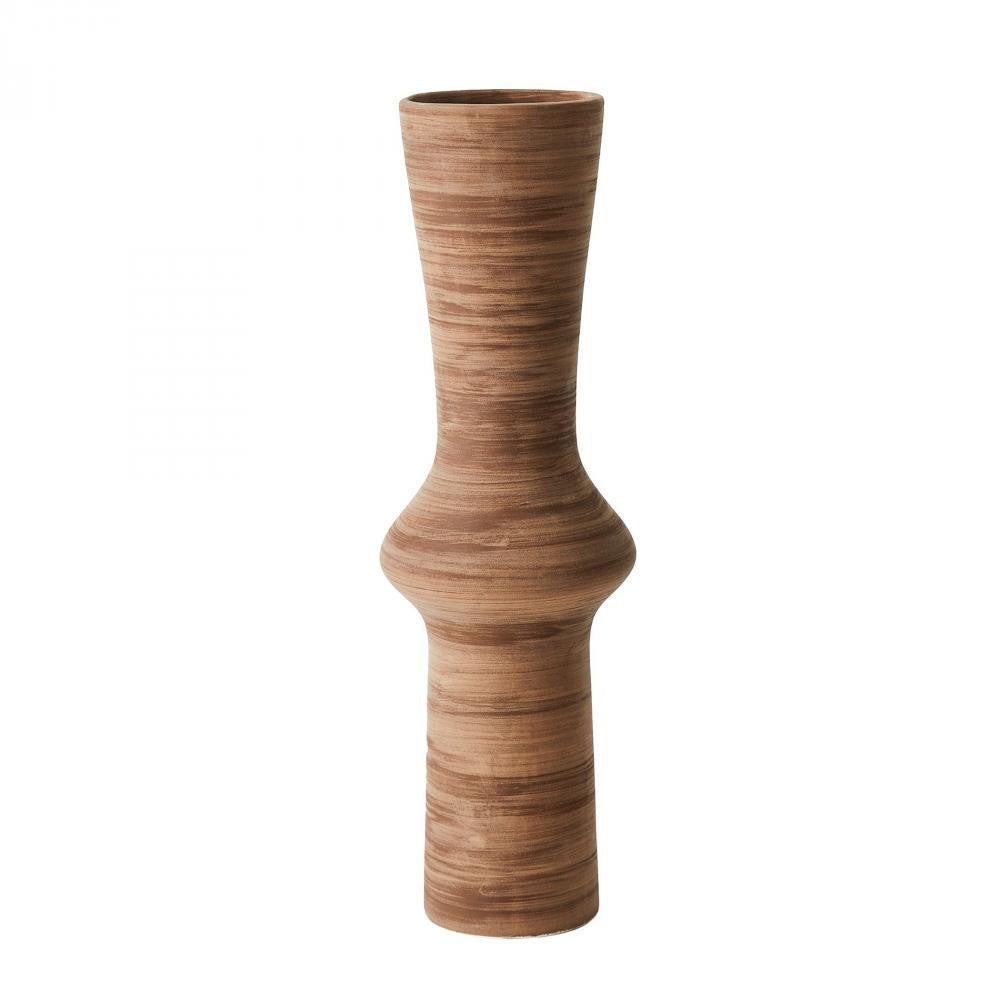 Global Views Expo Low Neck Brown Vase