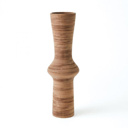 Global Views Expo Low Neck Brown Vase