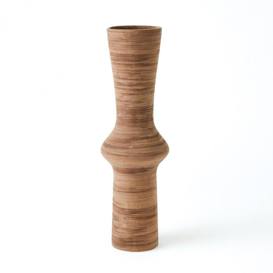 Global Views Expo Low Neck Brown Vase