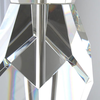 Global Views Facet Block Table Lamp Triple