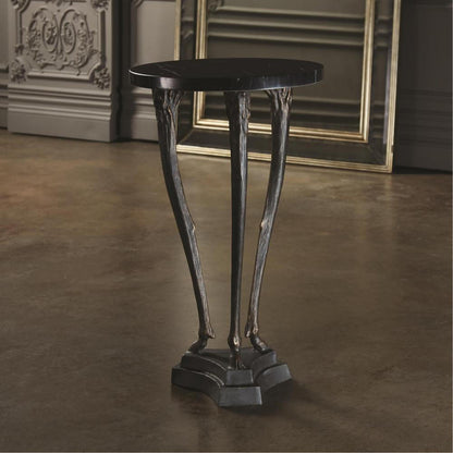 Global Views Fawn Leg Bronze Side Table