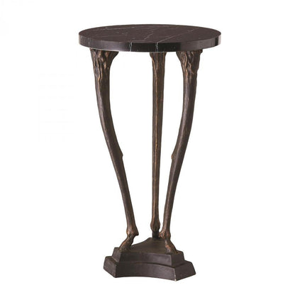 Global Views Fawn Leg Bronze Side Table