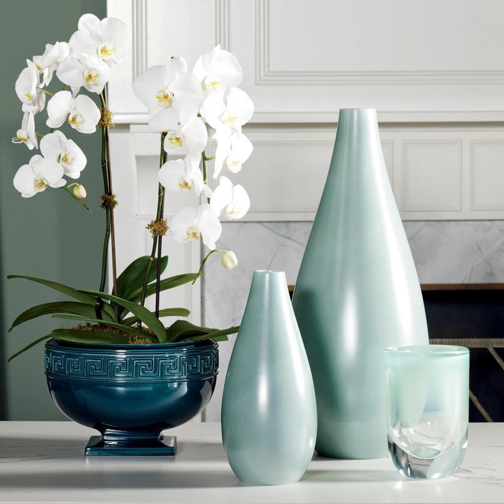 Global Views Feathered Medium Vase Lamb's Ear
