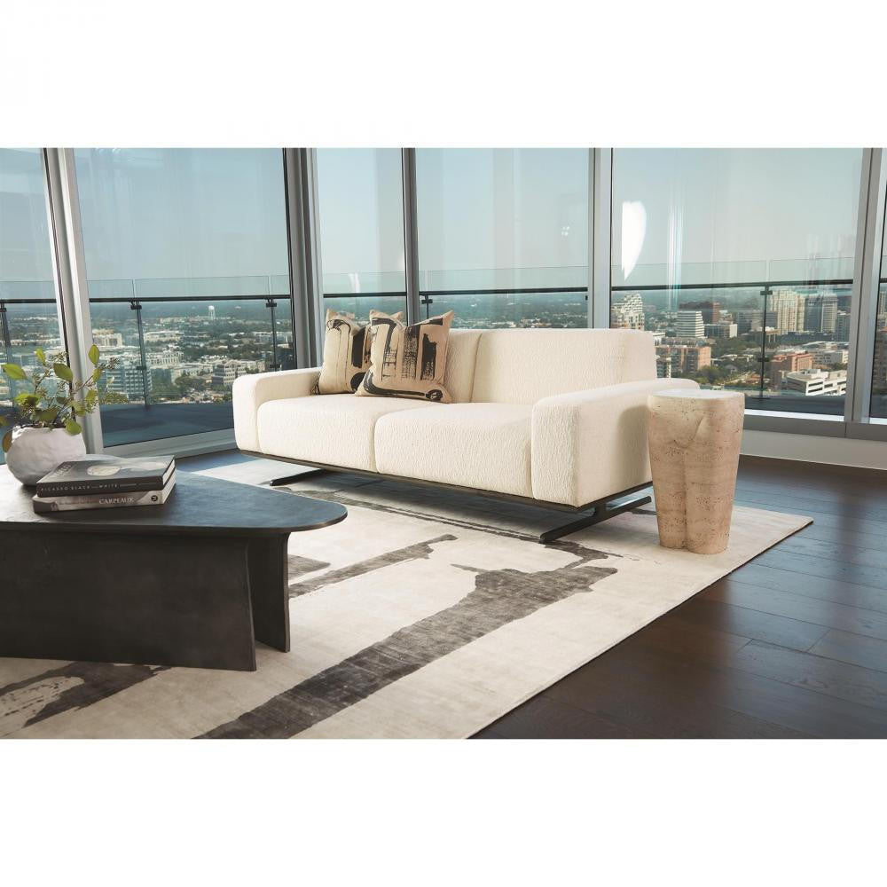 Global Views Femme Travertine Stool