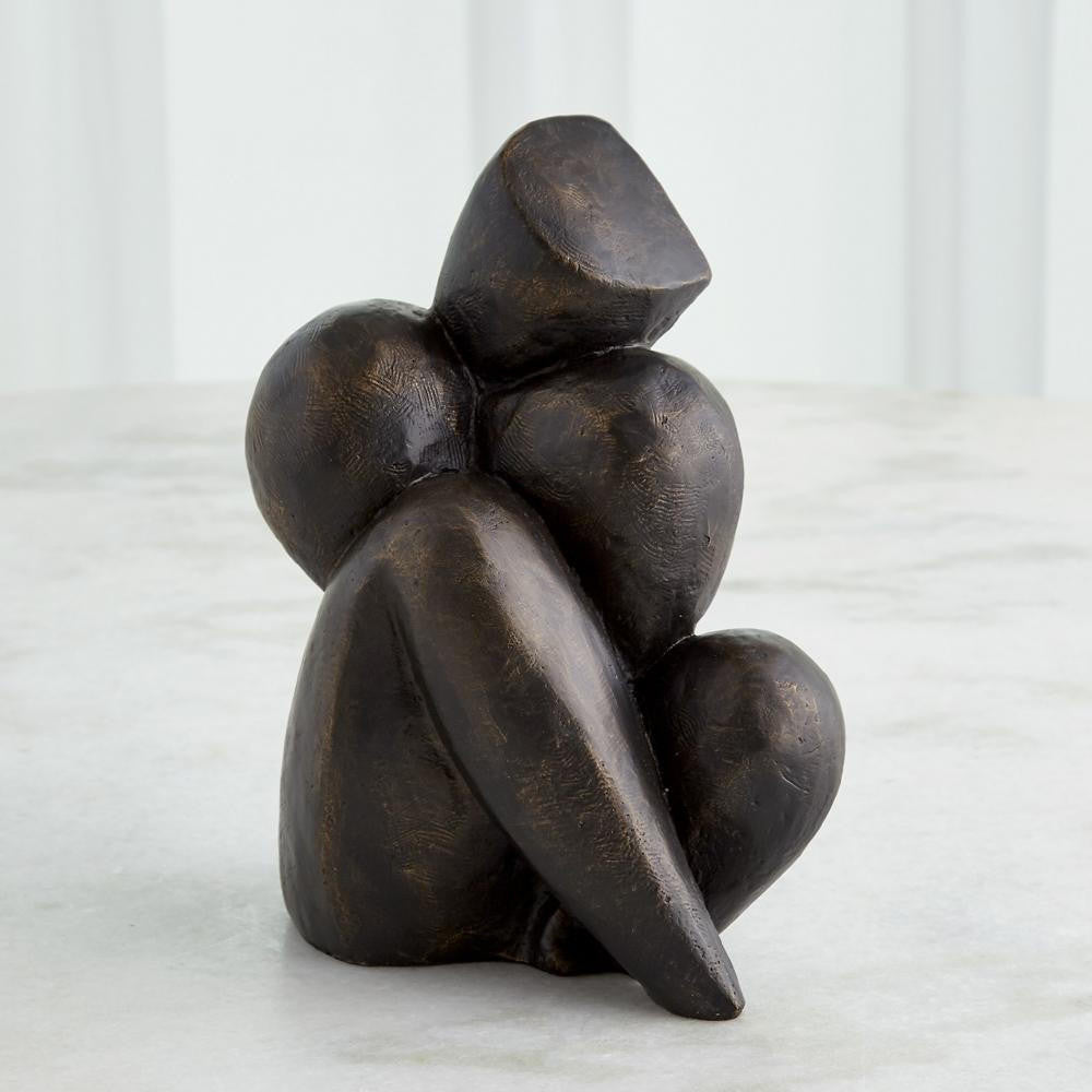 Global Views Figural Bronze Sculpture