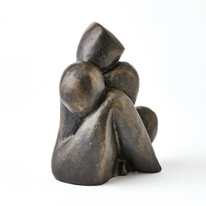 Global Views Figural Bronze Sculpture