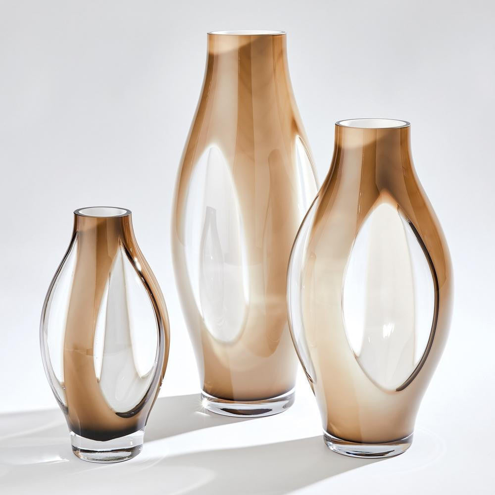 Global Views Fly Through Medium Topaz Vase