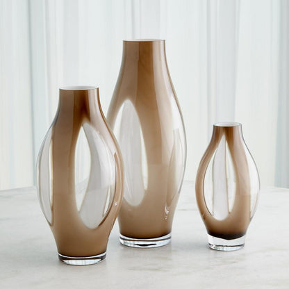 Global Views Fly Through Medium Topaz Vase
