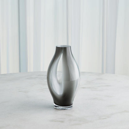 Global Views Fly Through Small Gray Vase
