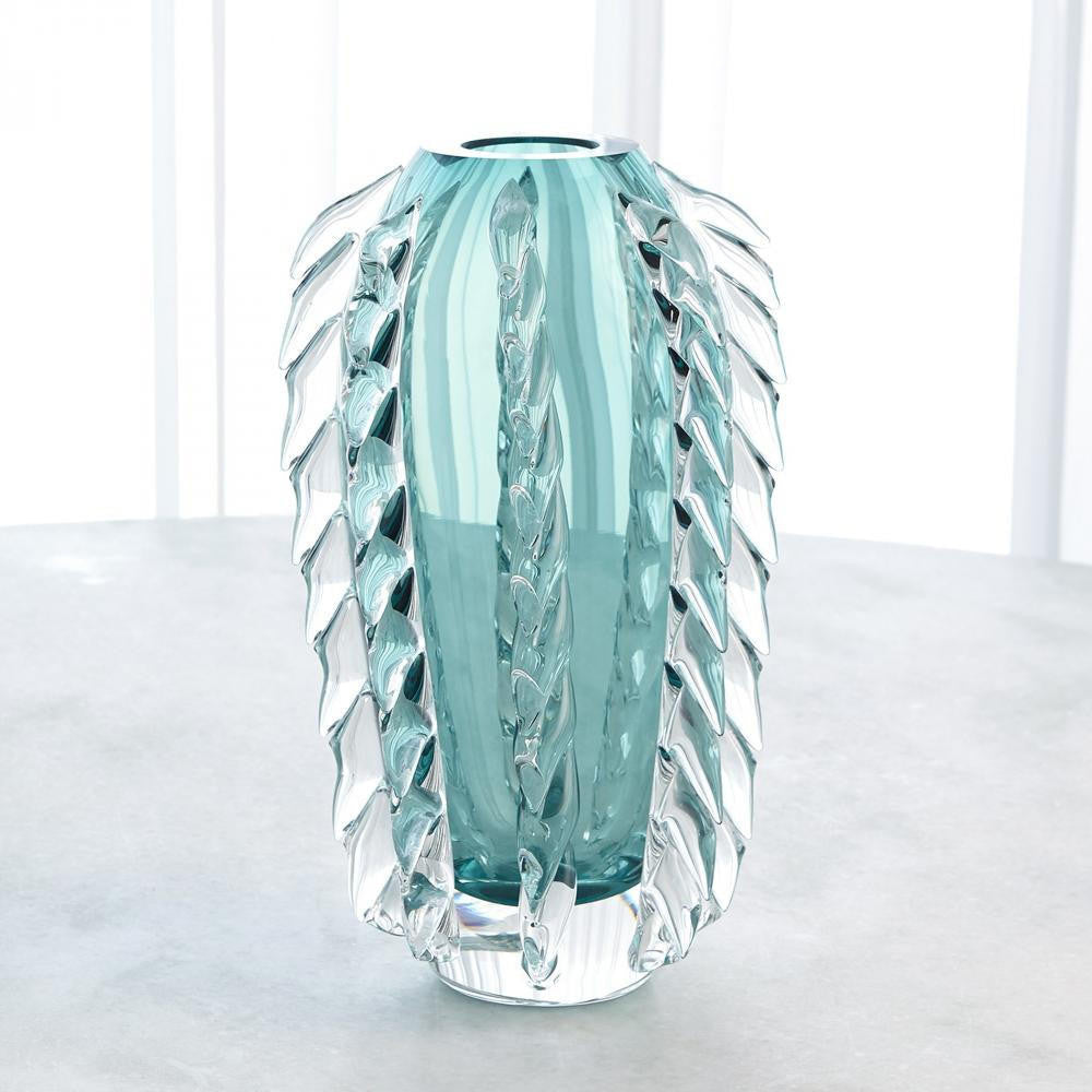 Global Views Fringe Azure Vase