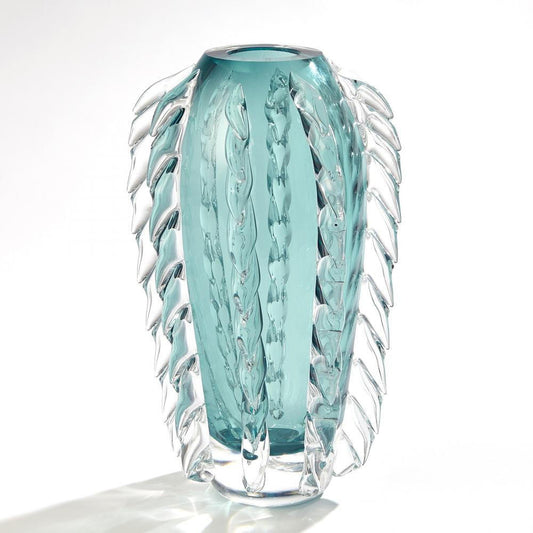 Global Views Fringe Azure Vase