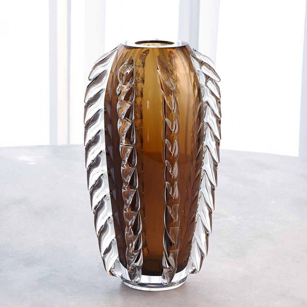 Global Views Fringe Tobacco Vase