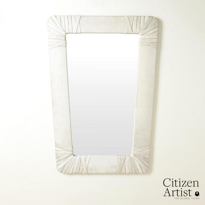 Global Views Gabriel White Mirror