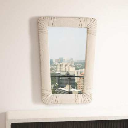 Global Views Gabriel White Mirror