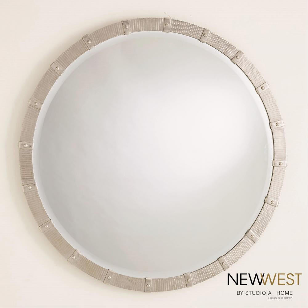 Global Views Galleon Large Nickel Mirror