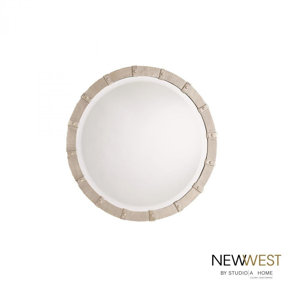 Global Views Galleon Small Nickel Mirror