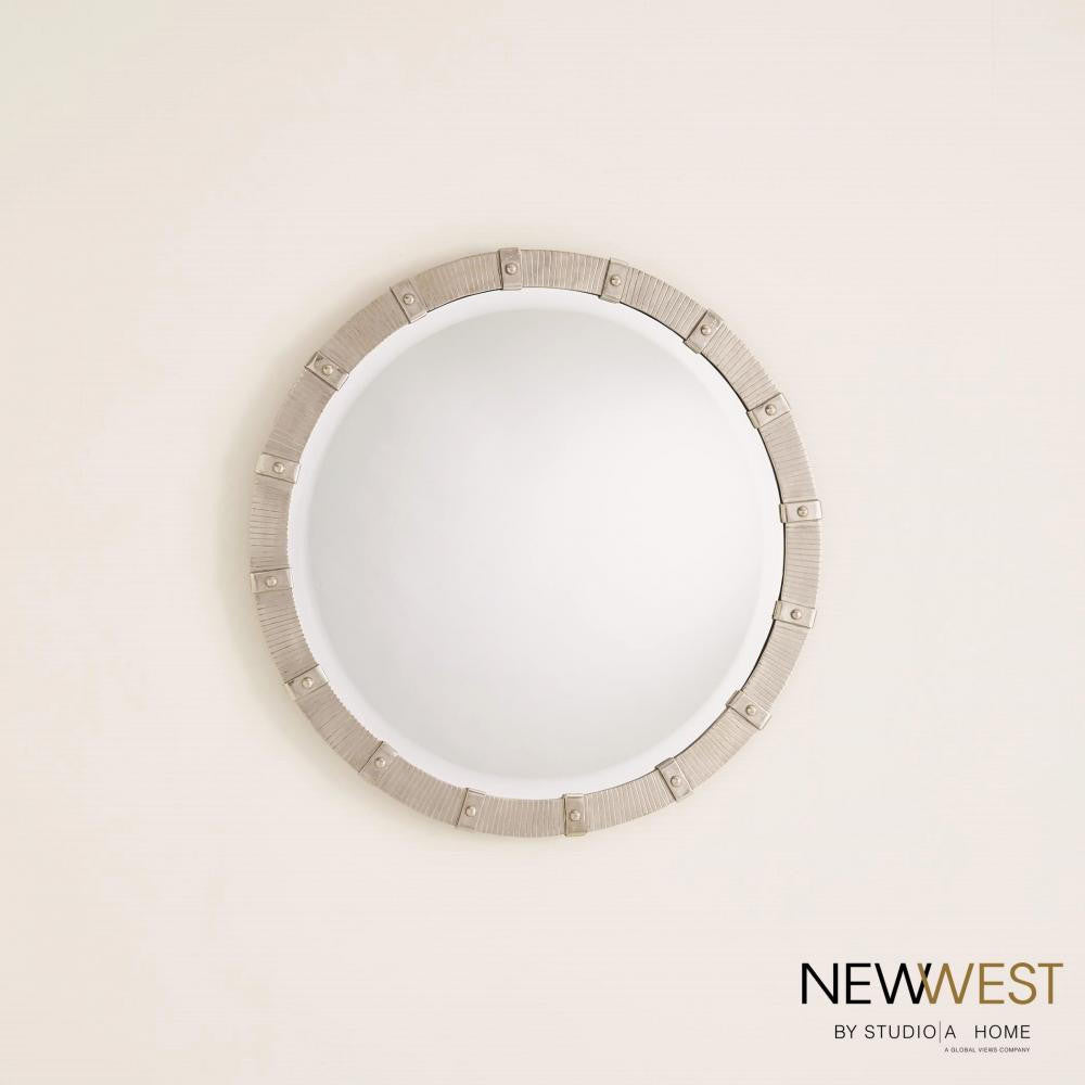 Global Views Galleon Small Nickel Mirror