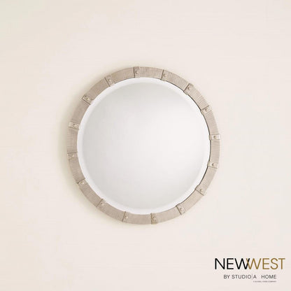 Global Views Galleon Small Nickel Mirror