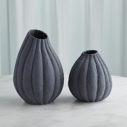 Global Views Glow Large Black Vase